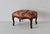 Mid 20th Century French Louis XV-style Carved Wood Upholstered Tufted Cabriole Legs Footstool Ottoman Vintage For Sale - Image 5 of 14