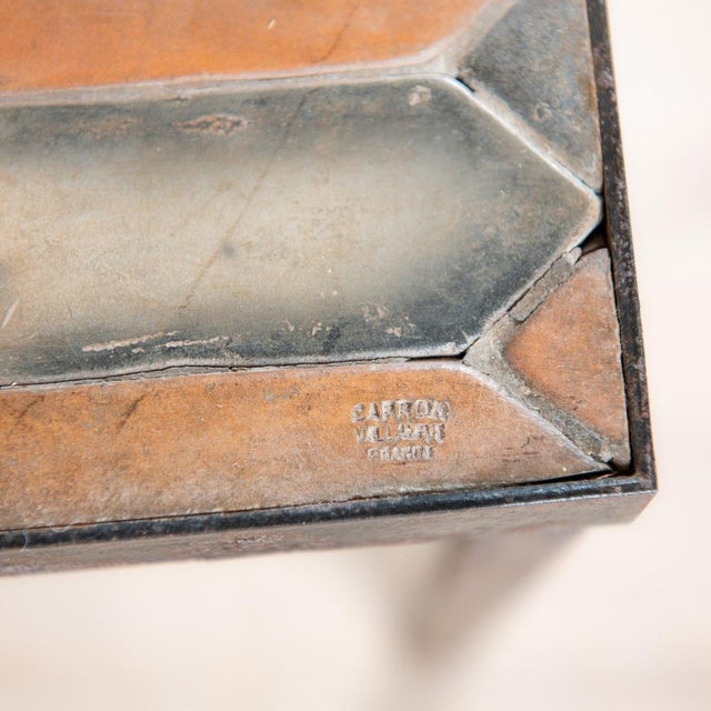 The table is signed Capron Vallauris France the second photo corresponds to the stamp of Capron in Vallauris. This piece...