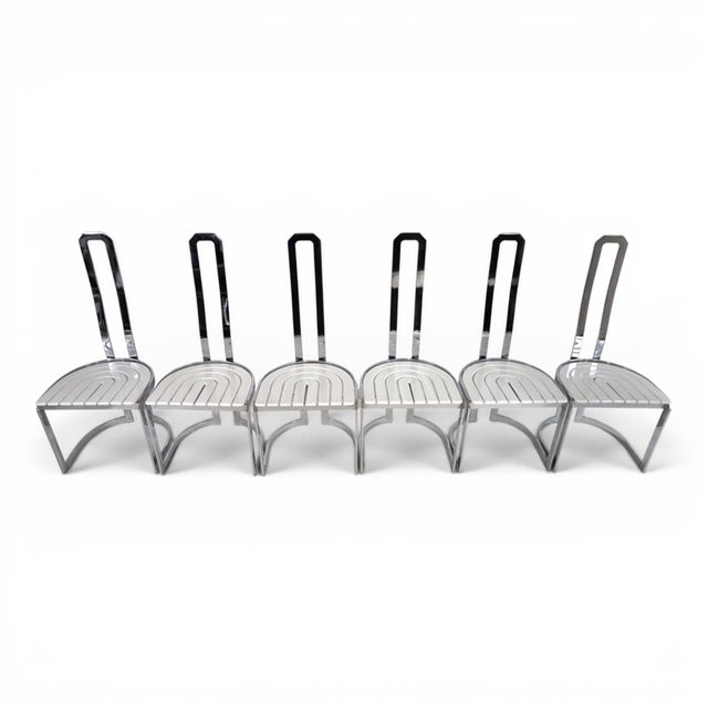 Postmodern Allmilmö Dining Chairs, 1980, Set of 6 For Sale - Image 6 of 18