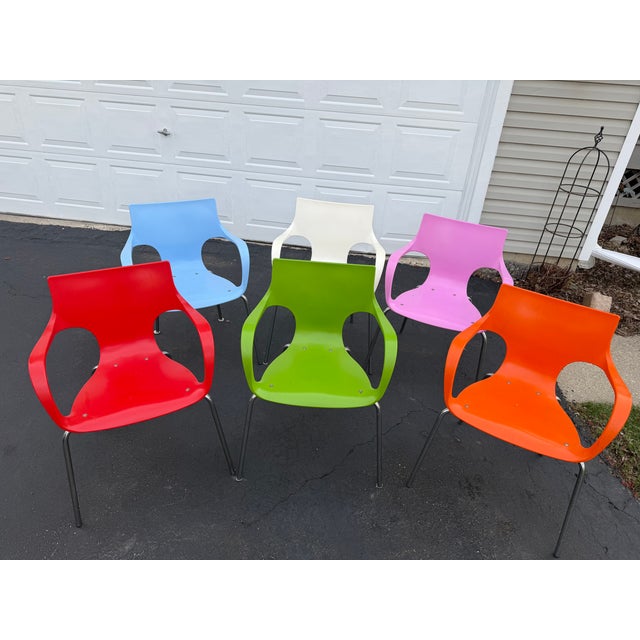 Set of 6 Vintage Jim Chairs For Sale - Image 10 of 12