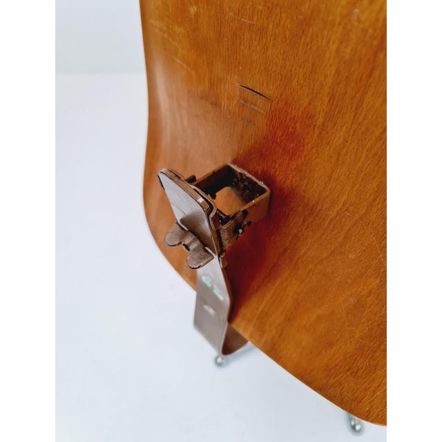 Wood Bauhaus Office Chair in Wood by Drabert, 1960s For Sale - Image 7 of 11