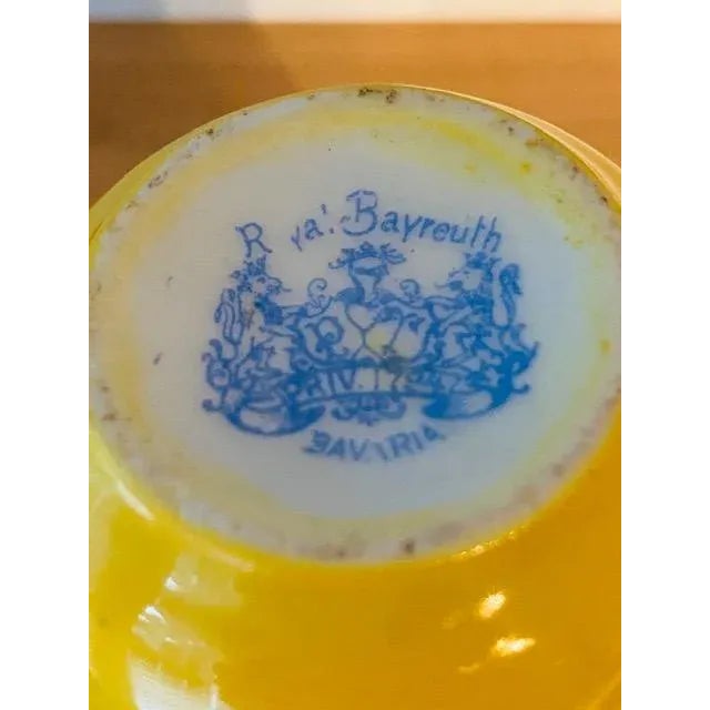 1950s Royal Bayreuth Bavaria Porcelain Mini Vase For Sale - Image 4 of 6
