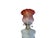 Antique 34" Victorian Silver-Plated Banquet Oil Lamp Hawksworth, Eyre & Co. (Sheffield) Cranberry Glass For Sale - Image 10 of 11