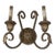 Vintage Traditional Style 2-Light Wall Sconce For Sale