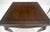 Wood Pair One Drawer Very Fine Solid Dark Chestnut 27x27" Square Side End Tables MINT For Sale - Image 7 of 13