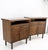 Pair of Walnut Solid Brass Pulls Mid-Century Modern Nightstands Cabinets MINT! For Sale - Image 12 of 13
