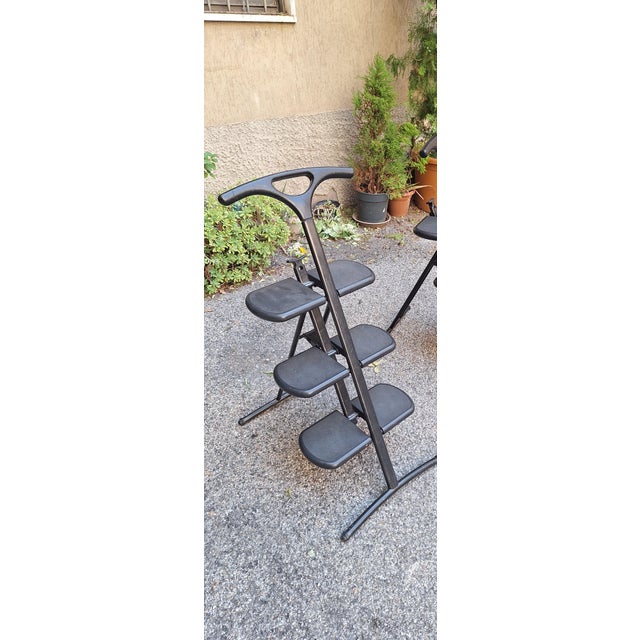 Folding Ladder Tiramisù Model in Painted Steel and Polypropylene by Andries Van Onck for Kartell, 1990s For Sale - Image 6 of 7