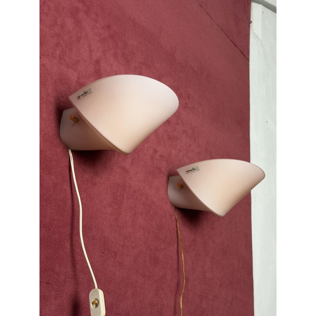 Vintage Wall Lamps in Pink Murano Glass, 1960s, Set of 2 For Sale - Image 15 of 15