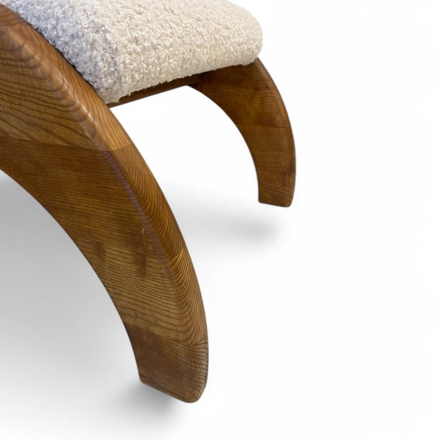 Armchairs and Ottomans in Bouclé, Set of 4 For Sale - Image 11 of 15