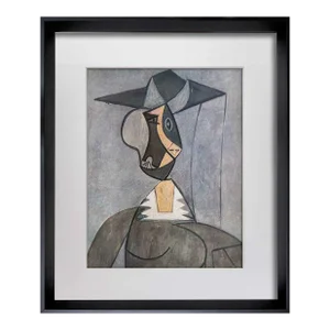 Pablo Picasso Ltd Ed. Lithograph "Femme Au Chapeau" W/Custom Framing