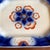 Antique Gaudy Welsh Crescent Pinwheel Flow Blue Small Platter, Circa 1840s For Sale - Image 4 of 12