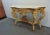 Italian Italian Style Cream Painted Marbletop Console Table For Sale - Image 3 of 9