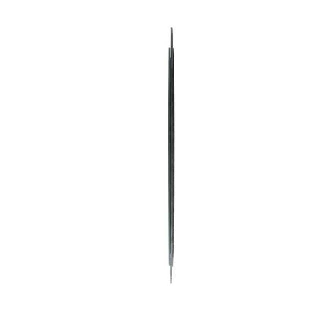 Ahrends Asymmetrical Mirror with Gray Glass Framing For Sale In Chicago - Image 6 of 11