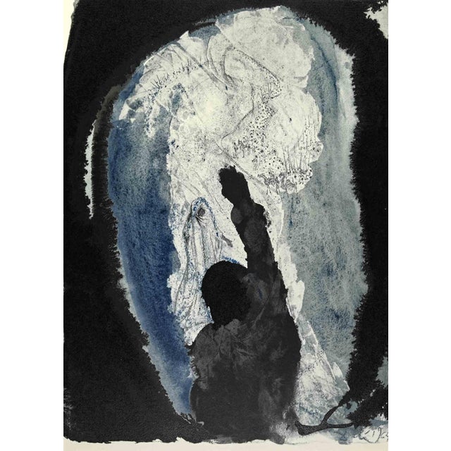 Salvador Dalí, Ieremiæ Prophetia Contra Regem Ioachin, Lithograph, 1964 For Sale - Image 4 of 4