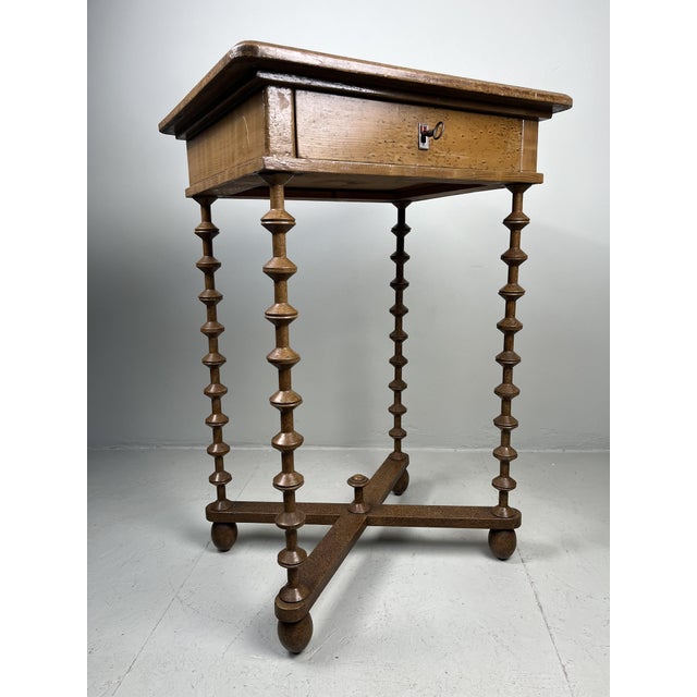 Side Table with Drawer, 1930s For Sale - Image 15 of 15