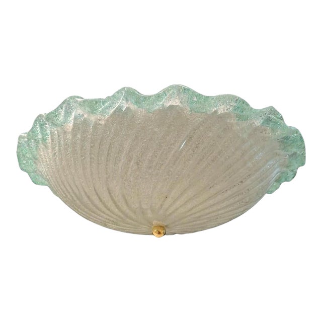 1960s Murano Graniglia Flush Mount For Sale