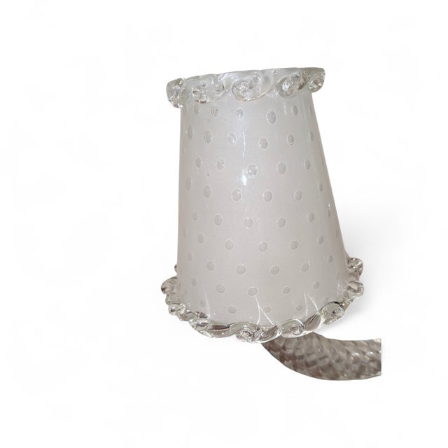 Murano Glass Chandelier with Brass Finishes from Barovier & Toso, 1940s For Sale - Image 8 of 10