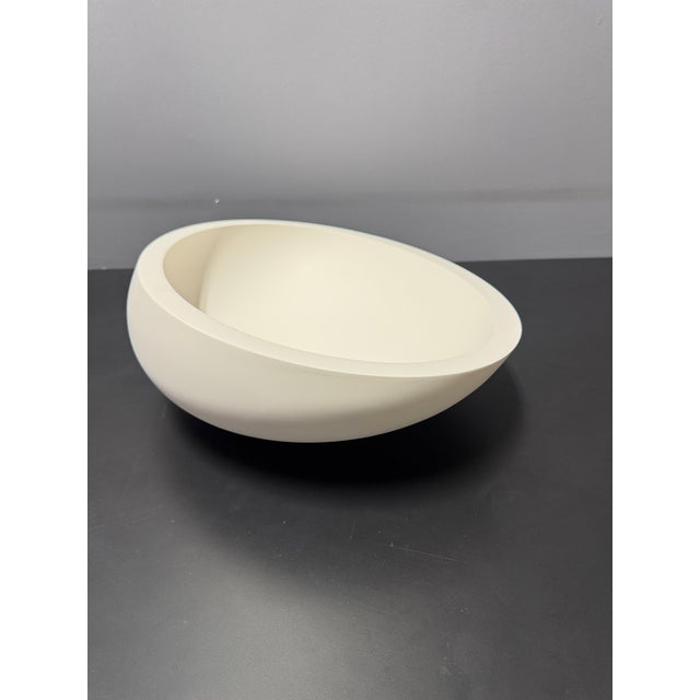 White VetroFreddo Italian Vessel Sink For Sale - Image 8 of 11