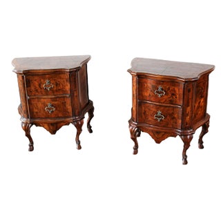 18th Century Style Bedside Tables, 1990s, Set of 2 For Sale
