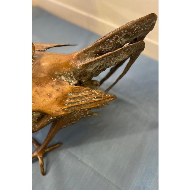 Lost-Wax Cast Bronze Gallo Rooster Sculpture attributed to Luciano Minguzzi, 1970s For Sale - Image 15 of 17