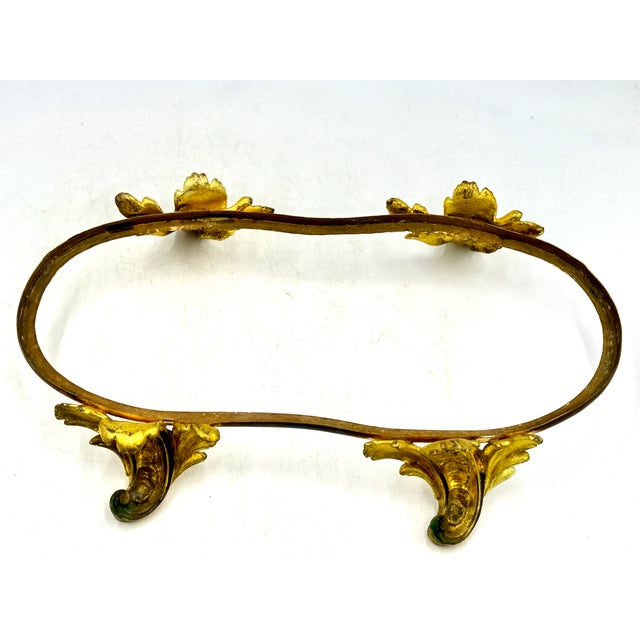 Ceramic Planter with Newt Swimming Among Fish on a Bronze and Gilded Brass Base, Late 19th Century For Sale - Image 7 of 10