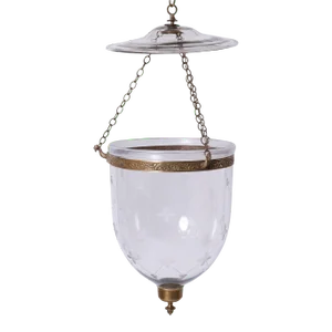 Antique Smoke Bell Light Fixture