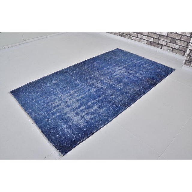 Handmade wool carpet in Turkish Anatolia , Vintage Oushak Rug,Turkish Vintage Anatolian Rug, Handmade wool Rug . One Of...