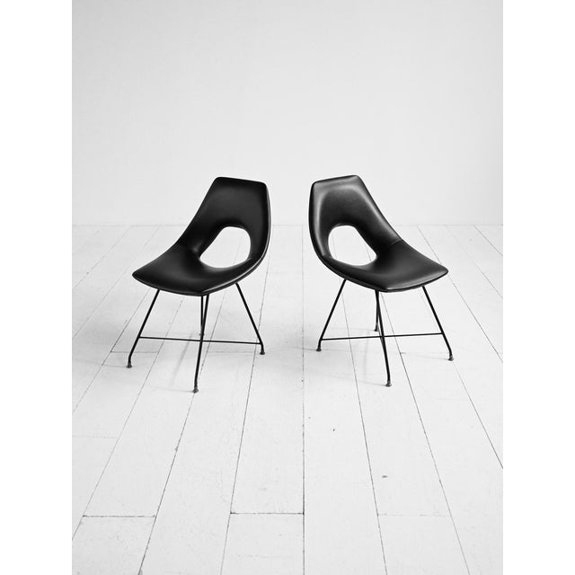 Cosmos Chairs by Augusto Bozzi for Saporiti Italia, 1950s, Set of 2 For Sale - Image 3 of 13
