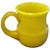 19th Century Chinese Canary Yellow or Egg Yolk Peking Glass Tankard Mug For Sale - Image 9 of 9