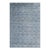 8x10 Versatile Agra Blue Allover Trellis Geometric Modern Hand Knotted Wool Rug For Sale