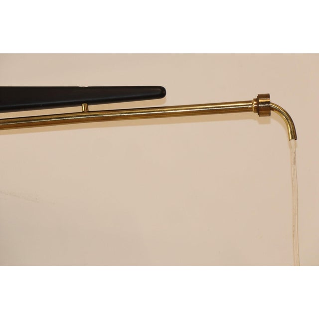 241P Wall Light in Acrylic Glass, Teak, and Brass from Robert Mathieu, 1950s For Sale - Image 14 of 18