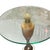 Metal 1930s Light Up Chrome Streamline Art Deco Drink Side Glass Top Table W/ Art Glass Base For Sale - Image 7 of 9