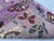 Qashqai Butterfly Design Runner, Lilac Purple, 2'9" X 9'7" For Sale - Image 11 of 12