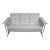1950s Pie Crust Style Fully Restored White Metal Glider For Sale