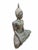 Vintage Thai Gilt Bronze Seated Buddha Sculpture in Earth-Touching Mudra For Sale - Image 10 of 10