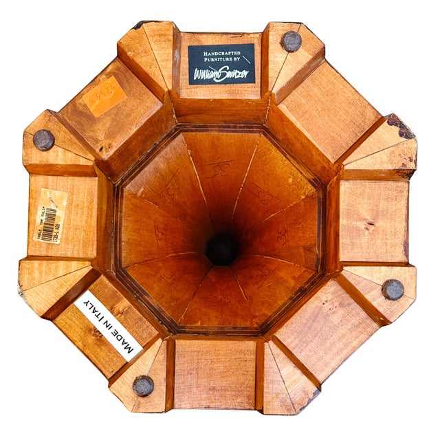 Pair of Biedermeier Style Lemonwood Tulip Side Tables by William Switzer For Sale - Image 16 of 16