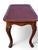 19th Century American Walnut Center/Desk/Parlor Table/New Reddish Brown Leather. For Sale - Image 4 of 18