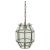 Lantern Ceiling Light in Brass and Beveled Glass in the style of Adolf Loos, Italy, 1950s For Sale - Image 6 of 11