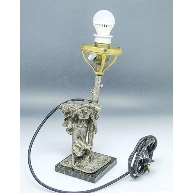 20th Century Sturm Night Lamp by J. Beck, Germany, 1890s For Sale - Image 6 of 12