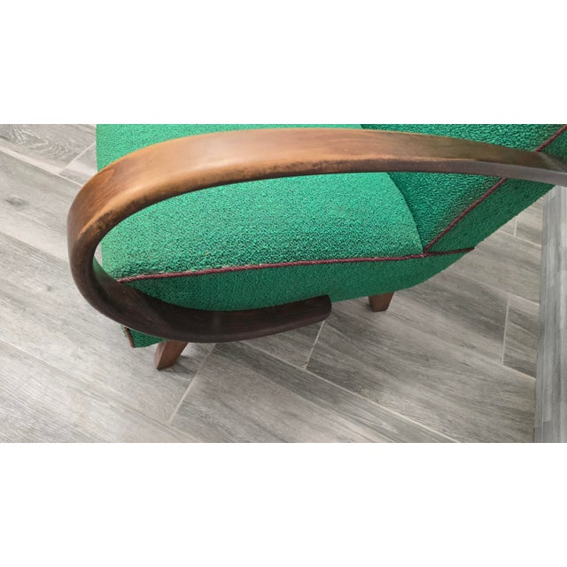 Art Deco Lounge Chair by Jindrich Halabala For Sale - Image 12 of 14