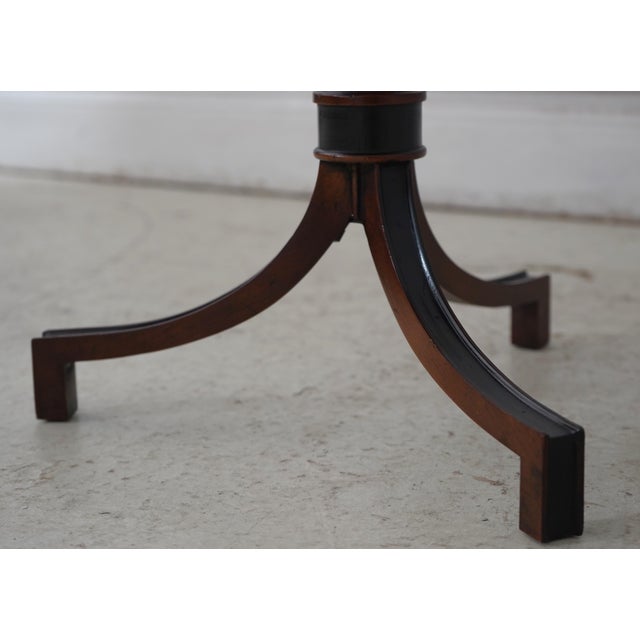 Brown Tomlinson 2 Tier Mahogany Dumbwaiter Stand For Sale - Image 8 of 11