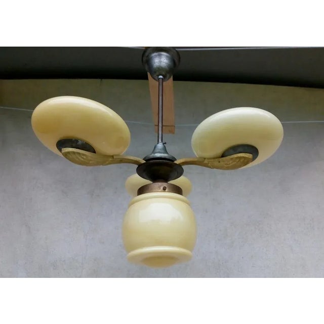 Art Nouveau Hanging Lamp, 1900 For Sale - Image 10 of 17