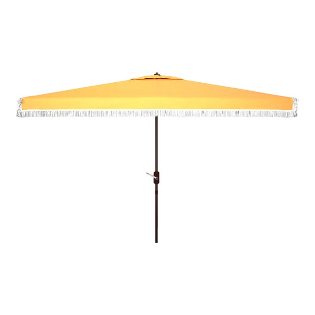Milan 6.5x10 Rectangle Umbrella - Yellow For Sale
