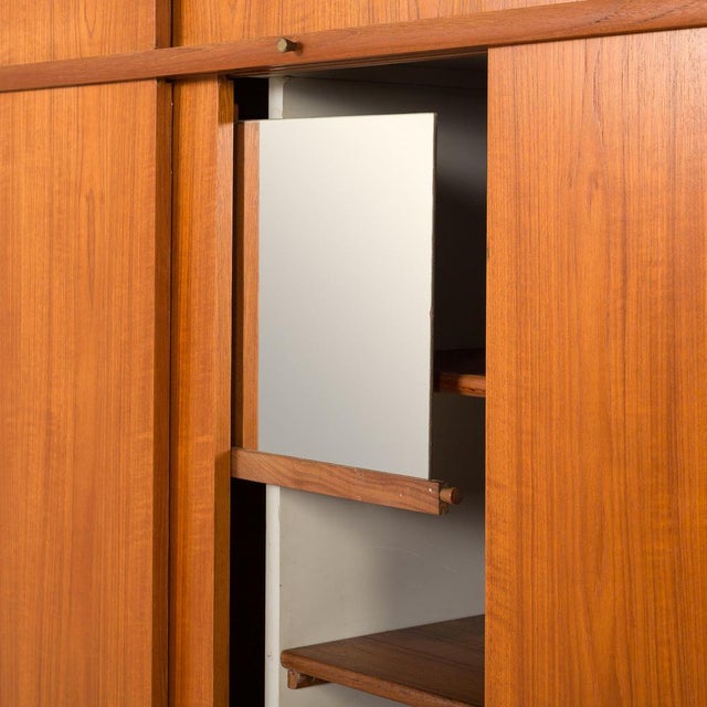 Large Wardrobe in Teak by Melvin Mikkelsen, Denmark, 1960s For Sale - Image 14 of 18