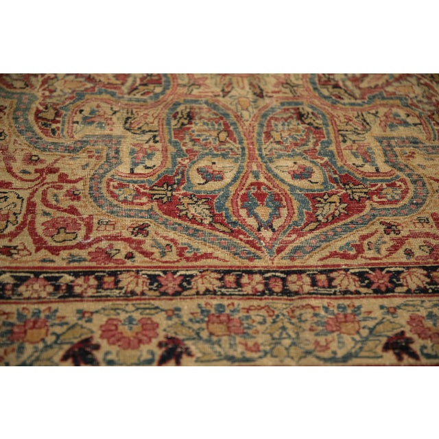 Textile Antique Kerman Rug - 4'1" x 6'11" For Sale - Image 7 of 10