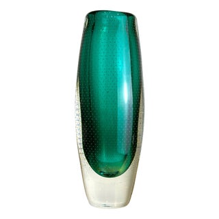 Green Vase by Eystein Sandnes, 1950s For Sale