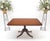Large Rectangle Round Corners Flip Top Dining Breakfast Table Rosewood Banding For Sale - Image 6 of 12