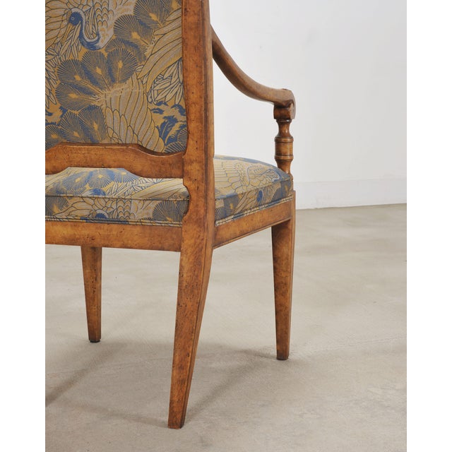 Set of Ten Minton-Spidell Rizzoli Regency Style Dining Armchairs For Sale - Image 18 of 18