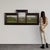 Triptych of Italian paintings from the first half of the 20th century. Artwork depicting a beautiful view of Lake Lugano,...