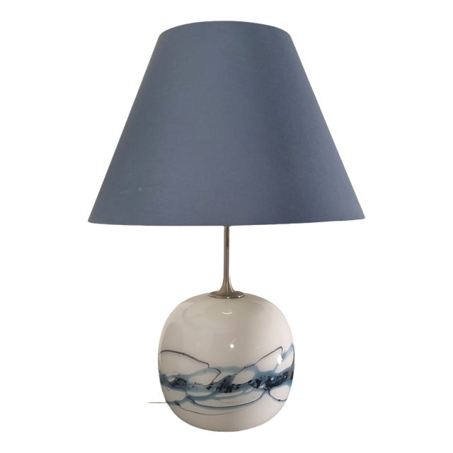 Sakura Table Lamp by Michael Bang for Holmegaard, Denmark, 1980s For Sale